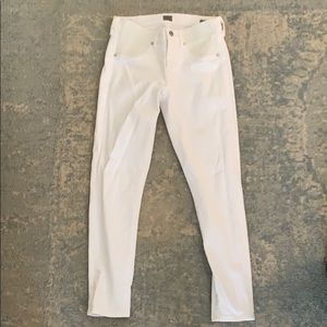 Citizens of Humanity White Maternity Jeans sz 26